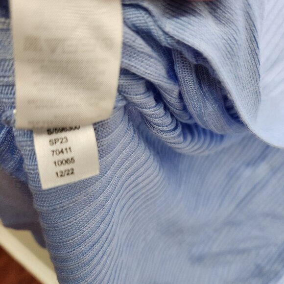 Loft Cardigan Sweater XS Light Blue Open Front Long Cabincore - Picture 5 of 11